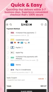 Shein Mod Apk for Android (Unlocked) – Fashion Shopping Online 6