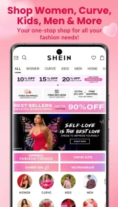 Shein Mod Apk for Android (Unlocked) – Fashion Shopping Online 3